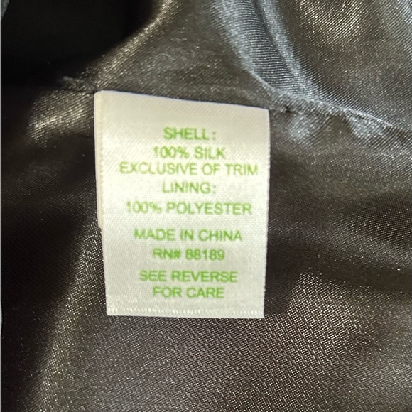 Lilly Pulitzer Strapless Black & Gold Formal Dress Size 4 - Picture 9 of 10